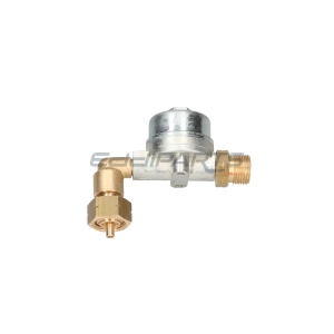 Angled liquid-phase gas filter assembly