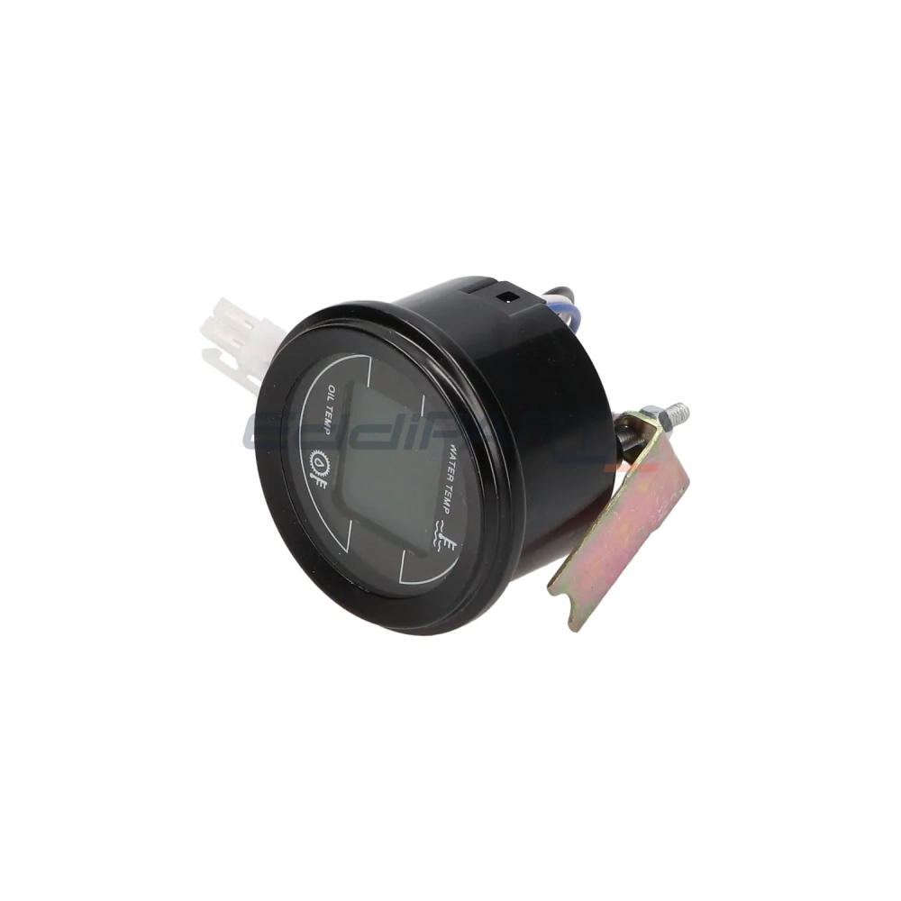 Coolant and oil temperature gauge