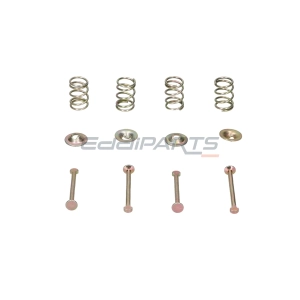 Set of retaining springs for brake shoes for a Chinese loader