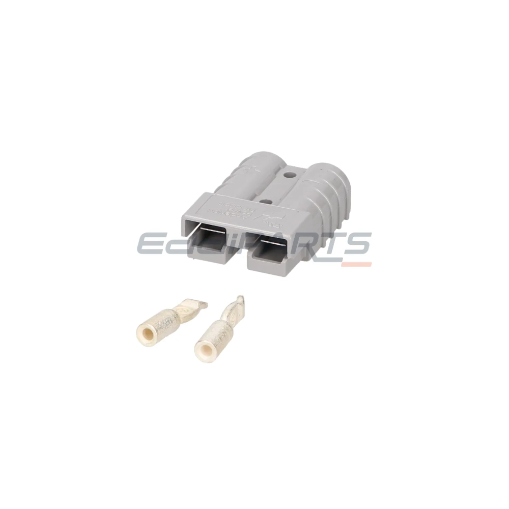 Grey battery charger plug and socket, 50A, 4mm²