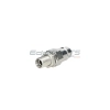 Hydraulic quick-connect coupling, Euro plug. Long male thread M18x1.5