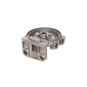 Angled fuel filter base