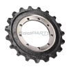 Drive wheel (geared) for caterpillar track, mini excavator